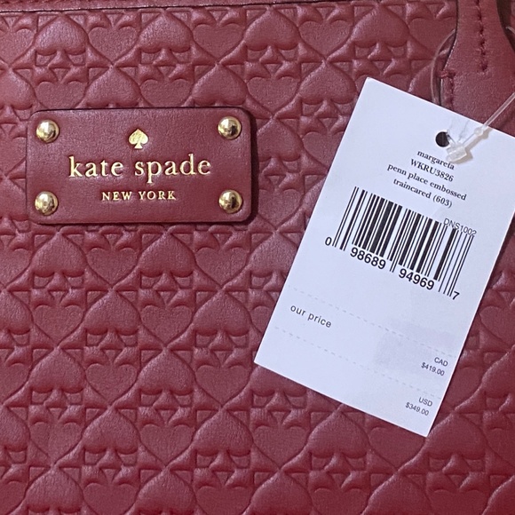 Kate Spade New York Monogram Leather Tote NWT - Picture 13 of 13